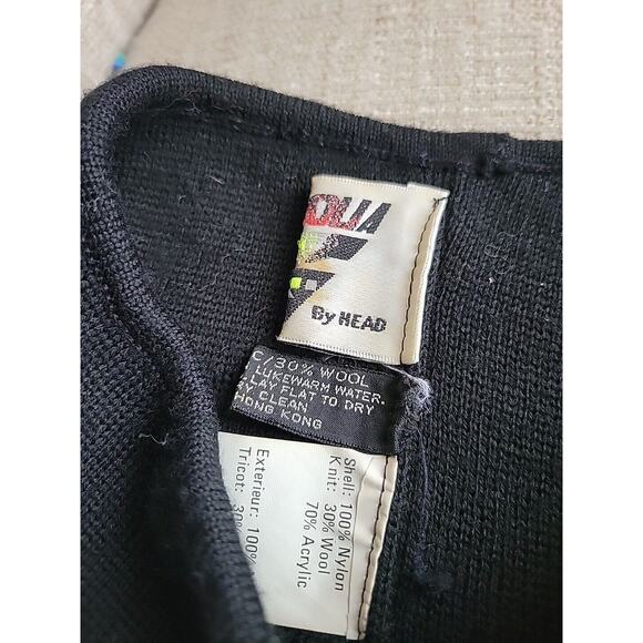 Vintage HEAD TYROLIA Wool VISOR Winter Snow Ski Hat 80’s Designer Wool - Picture 5 of 6